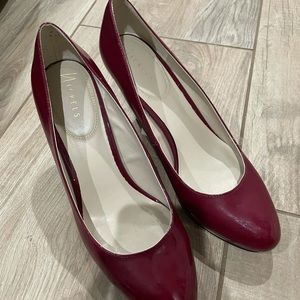 Burgundy heels
